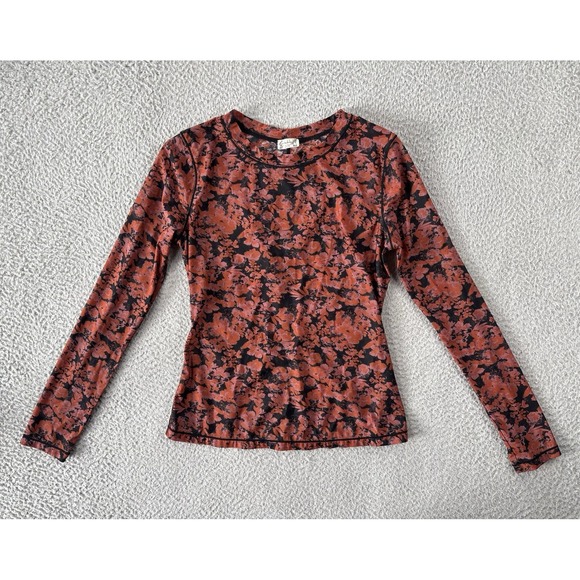 Free People Tops - Intimately Free People Walk This Way Top Womens‎ Medium Floral Printed Sheer